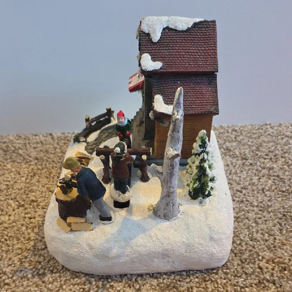 Crosslight Animated Lumberjack Holiday Village